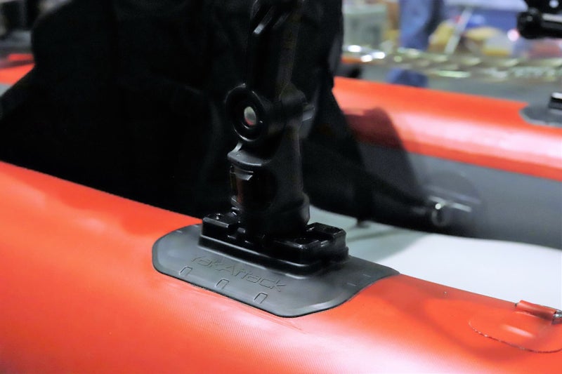 YakAttack SwitchPad Flexible Surface Mount with MightyMount Switch | No-Drill Track Mount for Inflatable Kayaks, Rafts & Boats | Compatible with LockNLoad & MightyBolt Accessories | Made in USA - Image 2